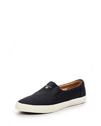 Мужские черные слипоны от Gant