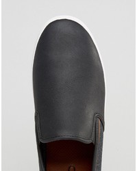 Мужские черные слипоны от Aldo