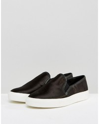 Женские черные слипоны от Faith