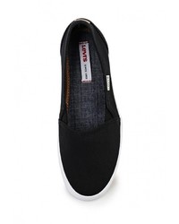 Женские черные слипоны от Levi's