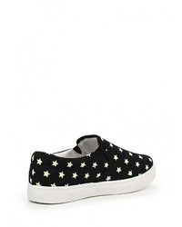 Женские черные слипоны от Martin Pescatore