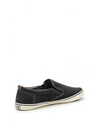 Мужские черные слипоны от Mustang