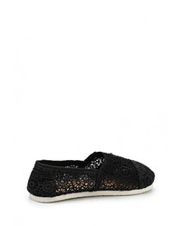 Женские черные слипоны от Pezzano