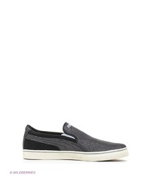 Мужские черные слипоны от Puma