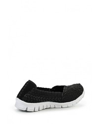 Женские черные слипоны от Rock Spring