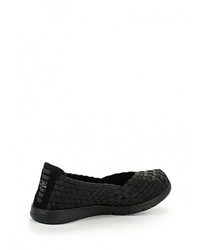 Женские черные слипоны от Skechers