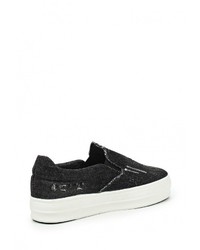 Женские черные слипоны от Super Mode