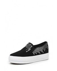 Женские черные слипоны от Super Mode