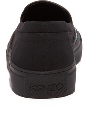 Женские черные слипоны от Kenzo