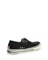 Мужские черные слипоны от Tommy Hilfiger