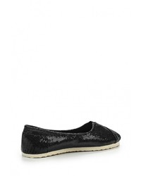 Женские черные слипоны от Topway