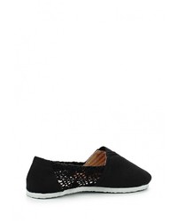 Женские черные слипоны от Topway