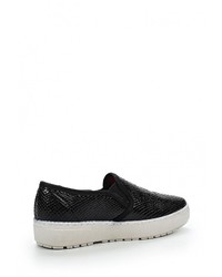 Женские черные слипоны от Via Giulia