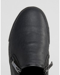 Мужские черные слипоны от Asos