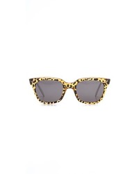 Женские черные солнцезащитные очки с леопардовым принтом от Cat Eye