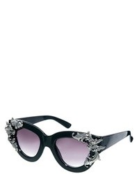 Женские черные солнцезащитные очки с украшением от Asos
