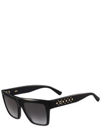 Черные солнцезащитные очки с шипами