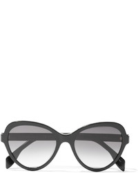 Женские черные солнцезащитные очки от Alexander McQueen