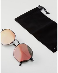 Мужские черные солнцезащитные очки от Quay