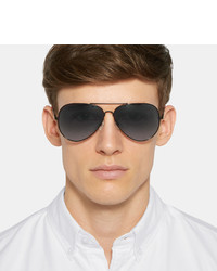 Мужские черные солнцезащитные очки от Orlebar Brown