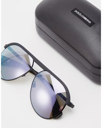 Мужские черные солнцезащитные очки от Dolce & Gabbana