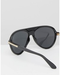 Мужские черные солнцезащитные очки от Versace