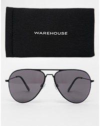 Женские черные солнцезащитные очки от Warehouse