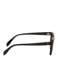 Мужские черные солнцезащитные очки от Alexander McQueen