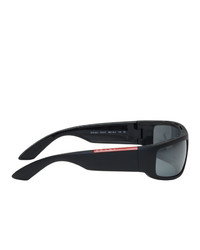 Мужские черные солнцезащитные очки от Prada