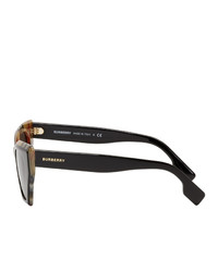 Женские черные солнцезащитные очки от Burberry