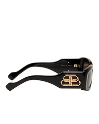 Женские черные солнцезащитные очки от Balenciaga