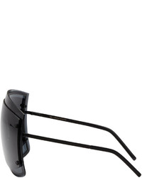 Мужские черные солнцезащитные очки от Hood by Air