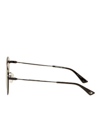 Мужские черные солнцезащитные очки от McQ Alexander McQueen