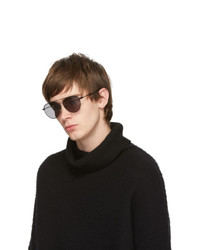 Мужские черные солнцезащитные очки от McQ Alexander McQueen