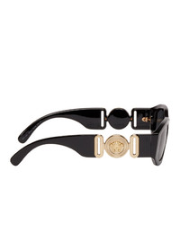 Женские черные солнцезащитные очки от Versace