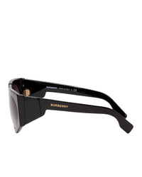 Женские черные солнцезащитные очки от Burberry