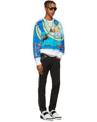 Мужские черные солнцезащитные очки от Versace