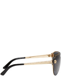 Мужские черные солнцезащитные очки от Versace