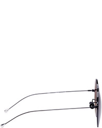 Женские черные солнцезащитные очки от Ann Demeulemeester