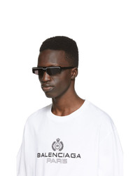 Мужские черные солнцезащитные очки от Balenciaga