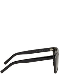 Женские черные солнцезащитные очки от Saint Laurent