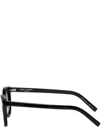 Мужские черные солнцезащитные очки от Saint Laurent