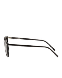 Мужские черные солнцезащитные очки от Saint Laurent