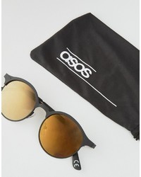 Мужские черные солнцезащитные очки от Asos