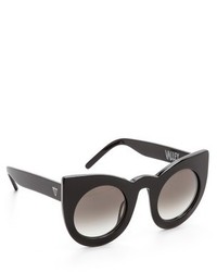 Женские черные солнцезащитные очки от Cat Eye