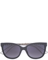 Женские черные солнцезащитные очки от Christian Dior