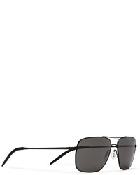 Мужские черные солнцезащитные очки от Oliver Peoples