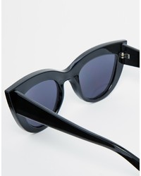 Женские черные солнцезащитные очки от Asos