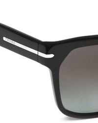 Мужские черные солнцезащитные очки от Prada