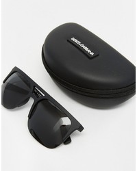 Мужские черные солнцезащитные очки от Dolce & Gabbana